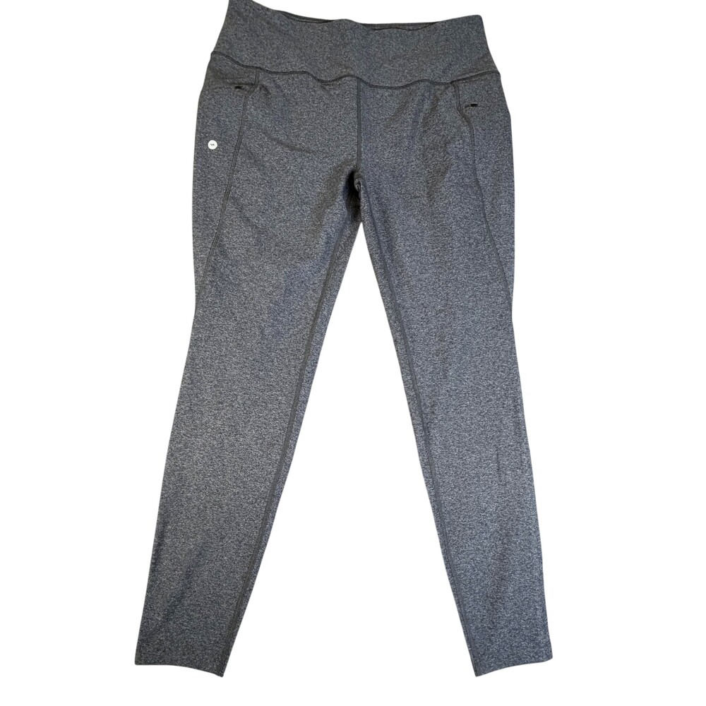 Eddie Bauer WR Trail Tight Leggings Womens XL Gray Ankle UPF 50+ Pockets 4786